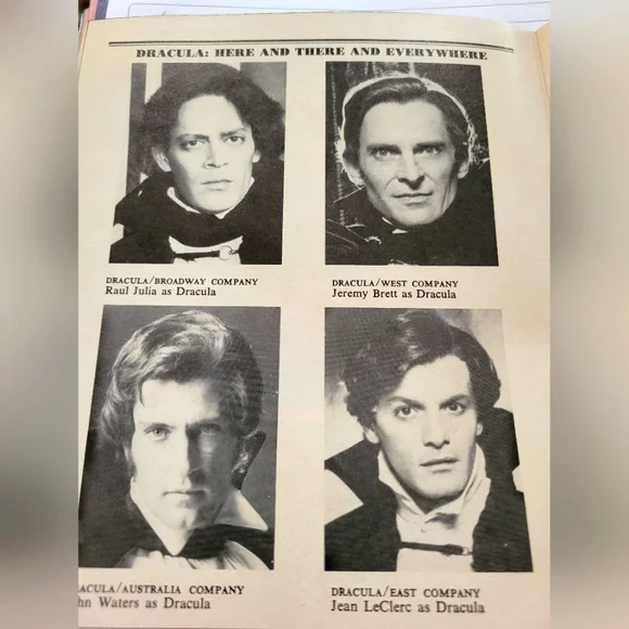 Dracula Playbill from Martin Beck Theatre - Picture 3 of 4